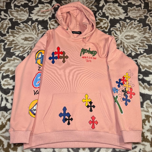Chrome Hearts Other - Chrome Hearts “Sex Revived” Pink Pullover Sweatshirt